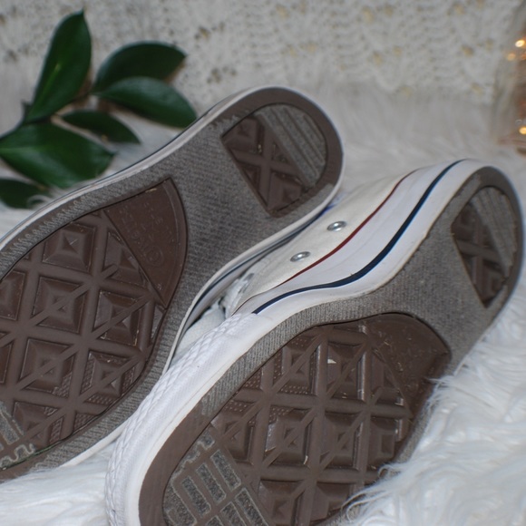 SOLD ON DEPOP like high top white converse - Picture 5 of 6